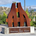 Abstract outdoor art craft rusty metal statue corten steel sculpture